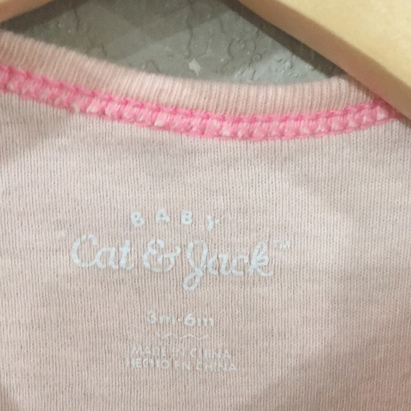 Carter’s Cat & Jack Baby 3-6M Leopard & Pink Bodysuit 100% Cotton - Picture 10 of 14